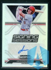 2021 Panini Prizm Draft Picks Signing Sessions #19 Jackson Miller
